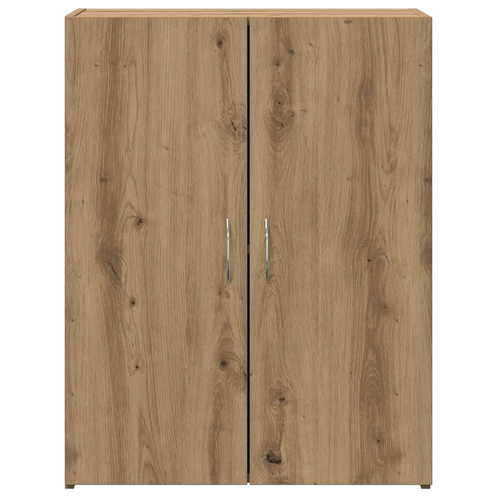 Kantoorkast met plank Oudhout 70 x 32 x 77.5 cm Bewerkt hout