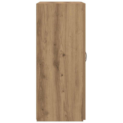 Kantoorkast met plank Oudhout 70 x 32 x 77.5 cm Bewerkt hout