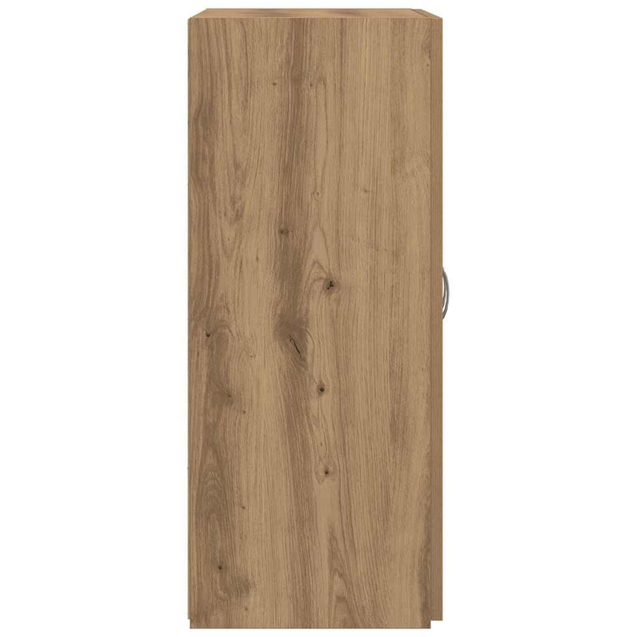 Kantoorkast met plank Oudhout 70 x 32 x 77.5 cm Bewerkt hout