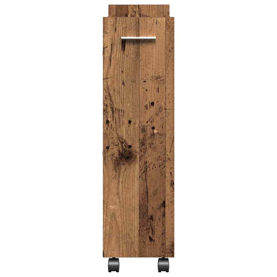 Kast met wiel Oudhout 60 x 22 x 79 cm
