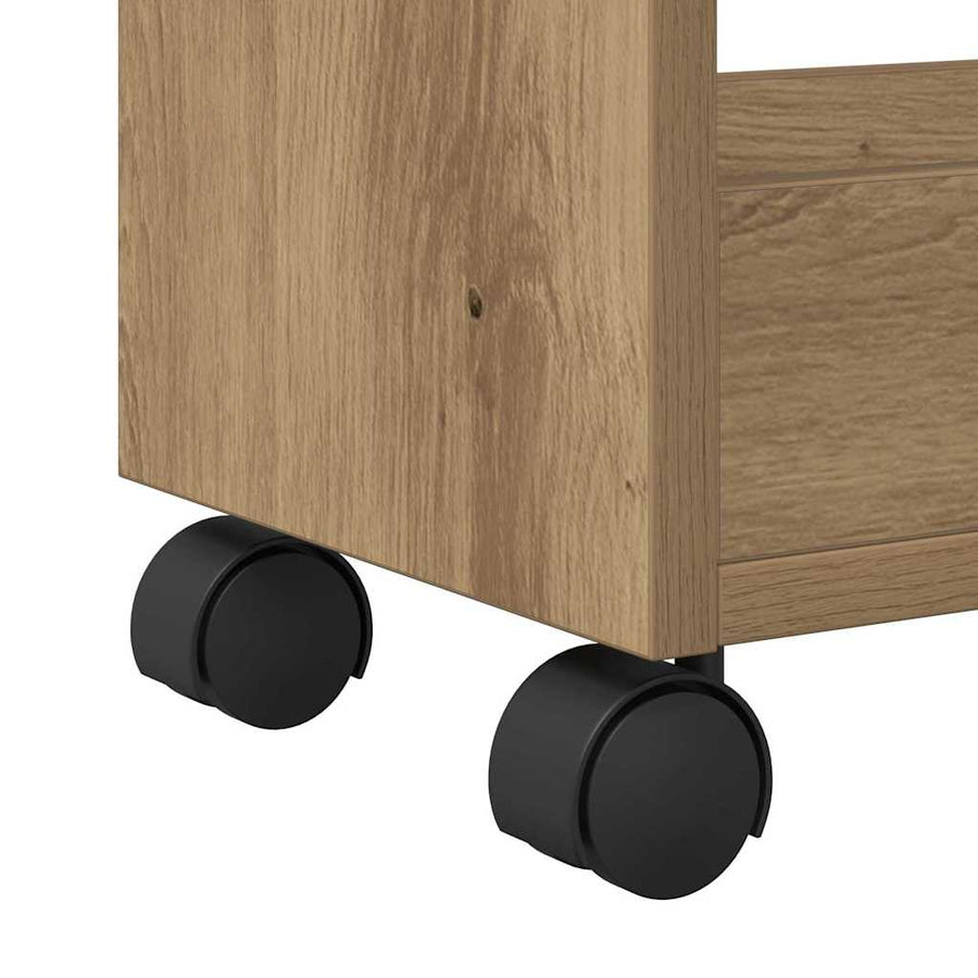 Kast met wiel Artisan Eiken 60 x 22 x 79 cm