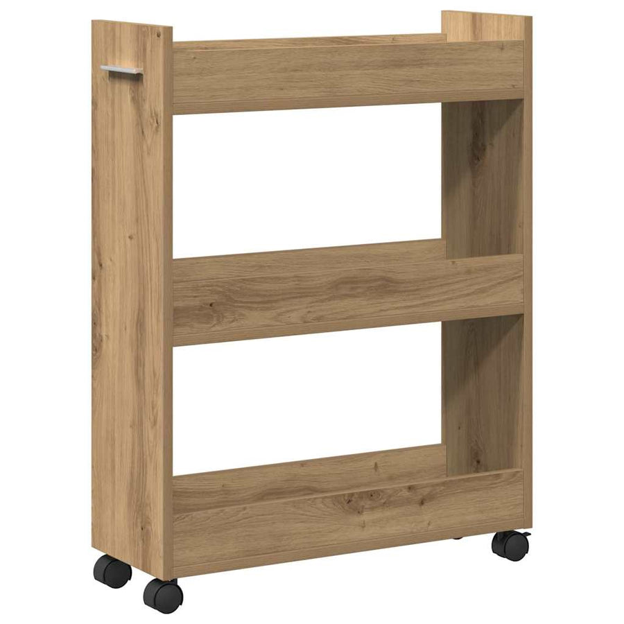 Kast met wiel Artisan Eiken 60 x 22 x 79 cm
