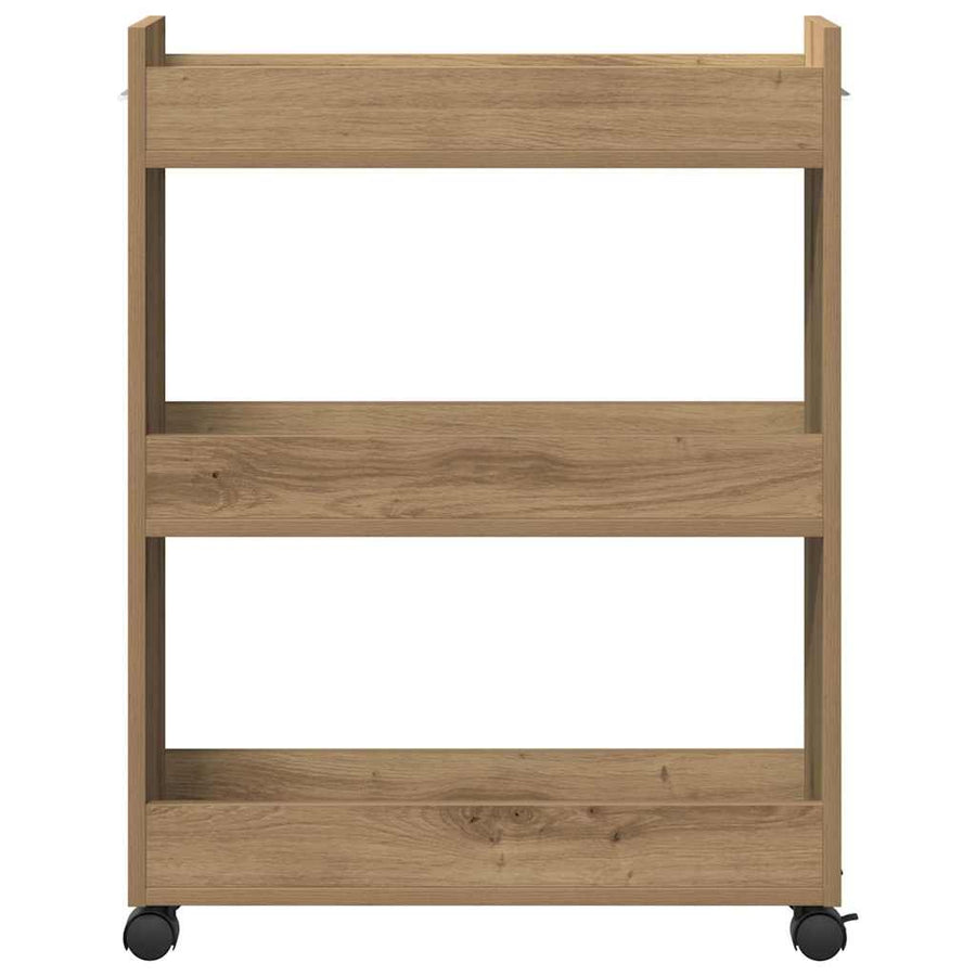 Kast met wiel Artisan Eiken 60 x 22 x 79 cm