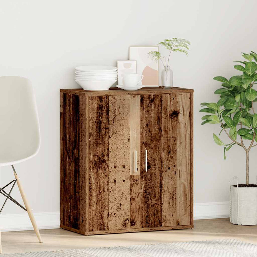Dressoir Oud Hout 60x31x70 cm Engineered Wood