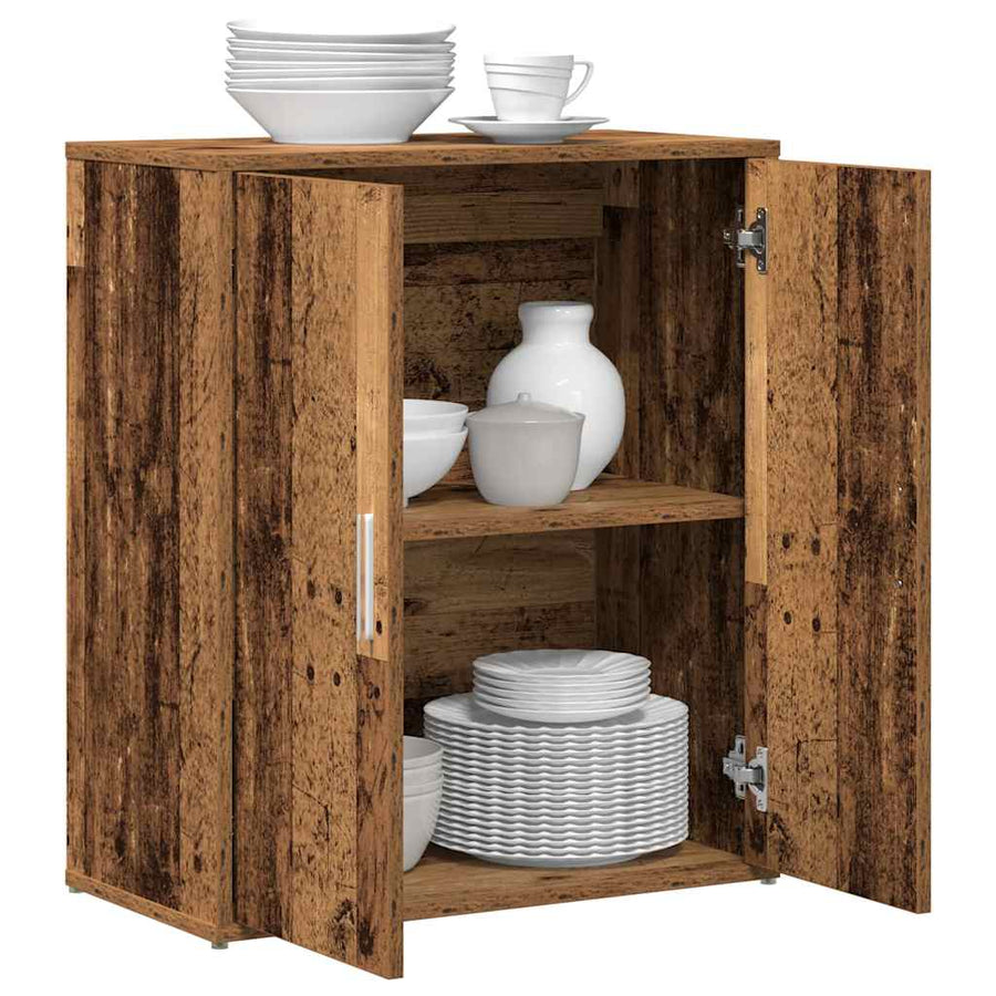 Dressoir Oud Hout 60x31x70 cm Engineered Wood