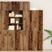 Wandkast 30x42,5x39,5 cm bewerkt hout oudhout