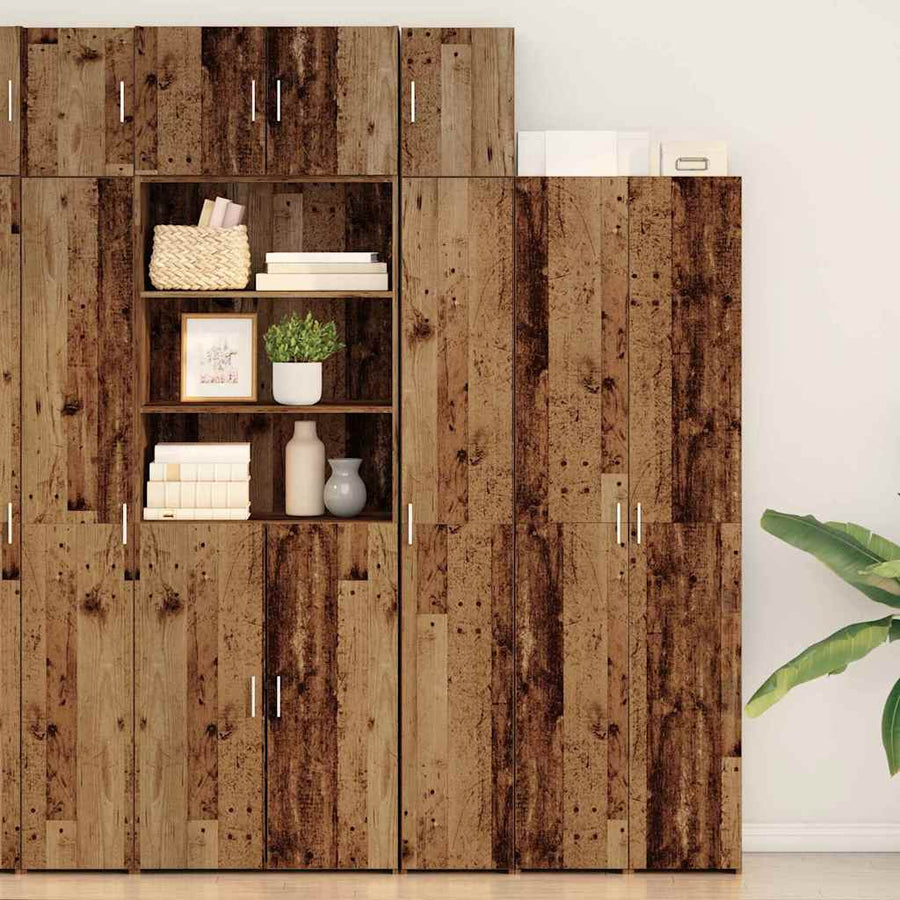 Wandkast Oudhout 30 x 42,5 x 39,5 cm Bewerkt hout