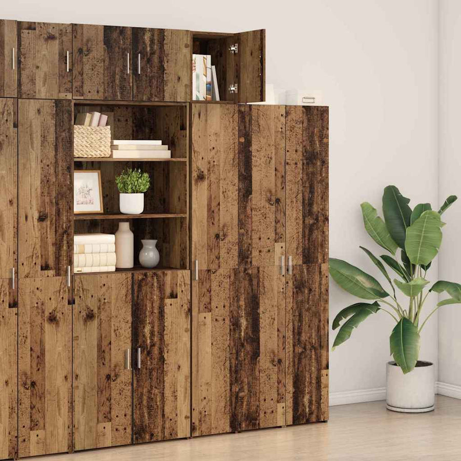 Wandkast Oudhout 30 x 42,5 x 39,5 cm Bewerkt hout