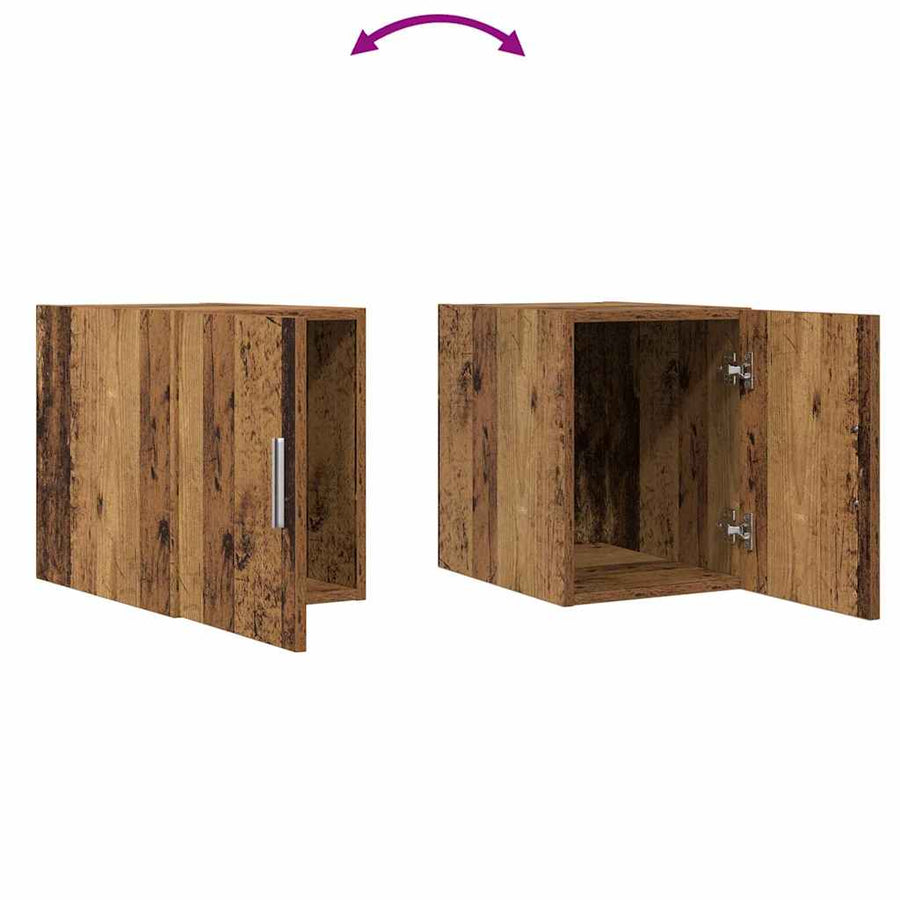 Wandkast Oudhout 30 x 42,5 x 39,5 cm Bewerkt hout