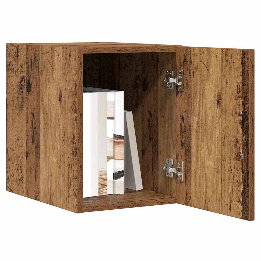 Wandkast Oudhout 30 x 42,5 x 39,5 cm Bewerkt hout