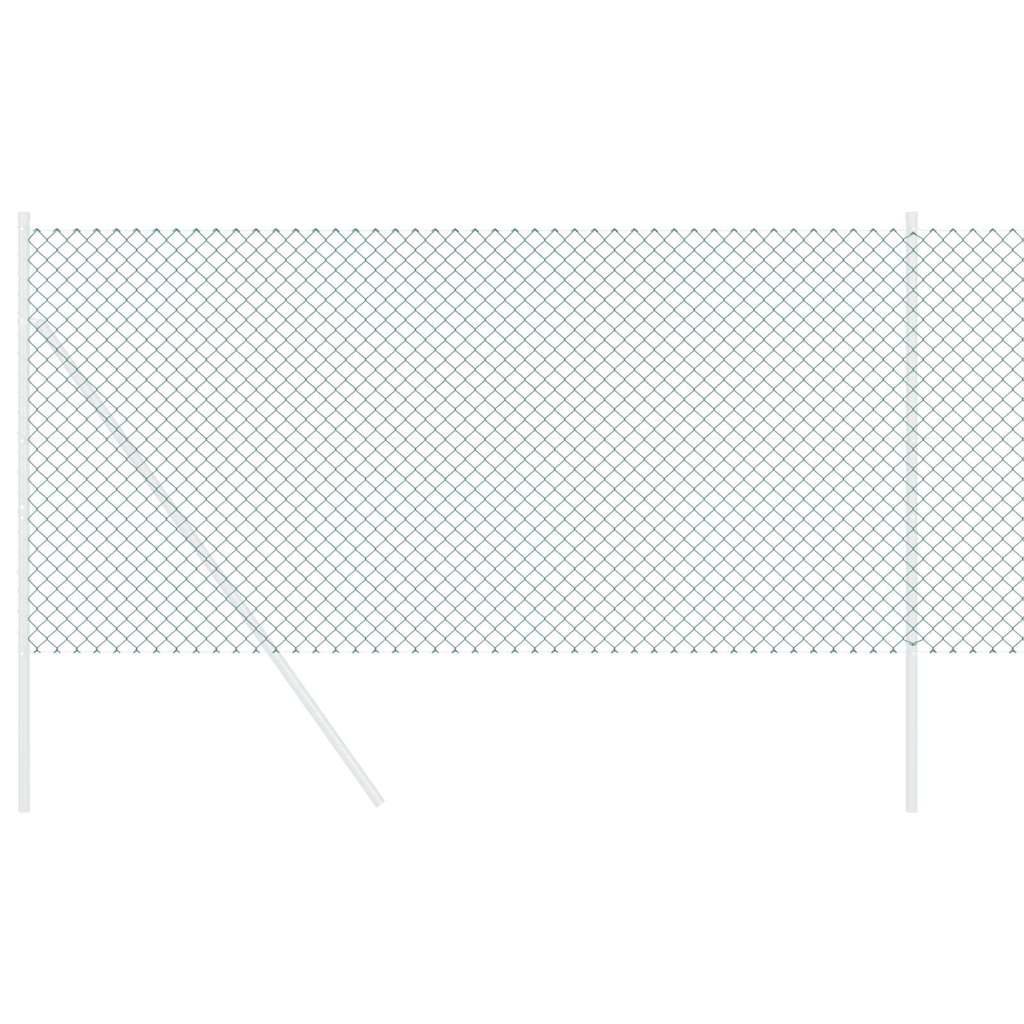 Hek Groen 10 x 1.4 m Metaal met PVC-coating