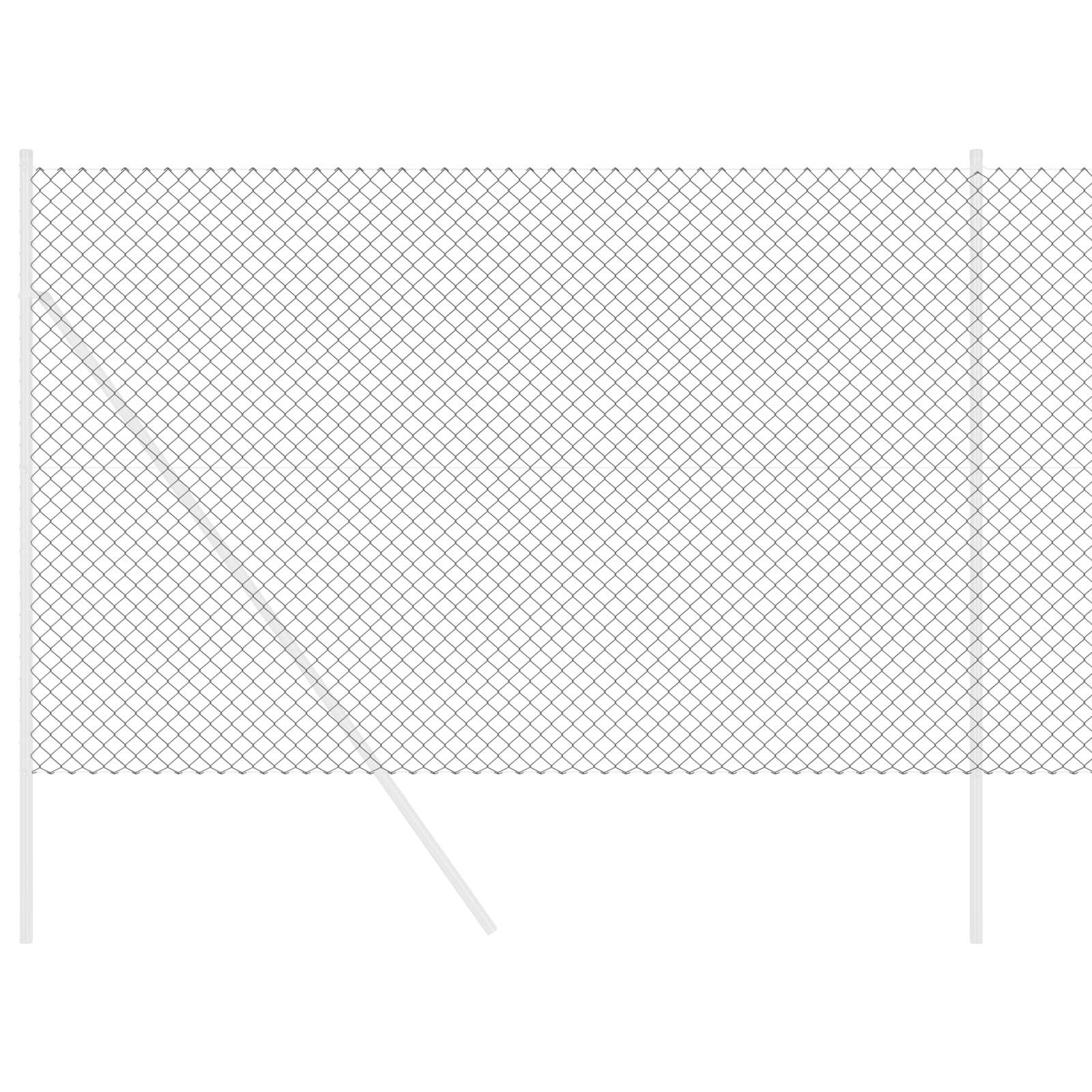 Kettenschakelhek Grijs 10 x 1,6 m Staal