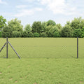 Chainlink Fence Grey 10 x 0.4 m Steel