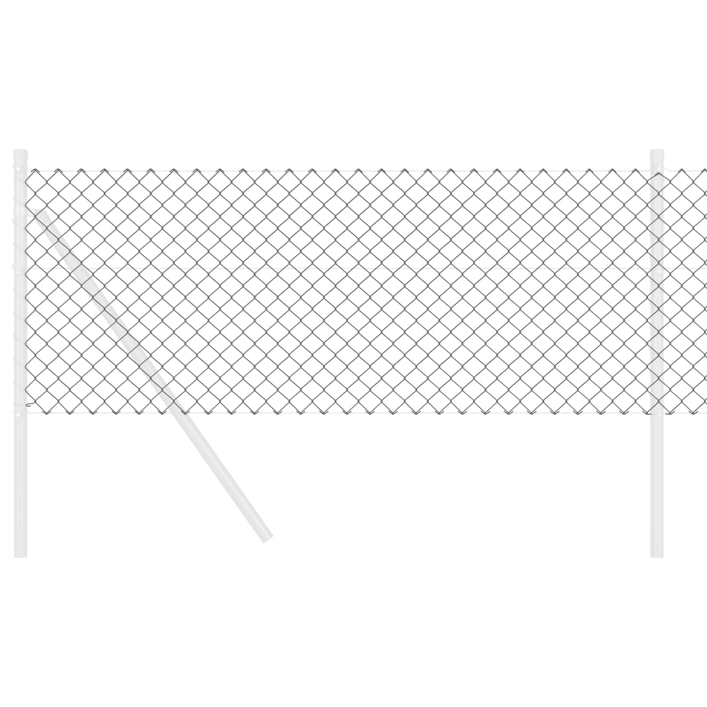 Kettenschakelhek Grijs 10 x 0,4 m Staal
