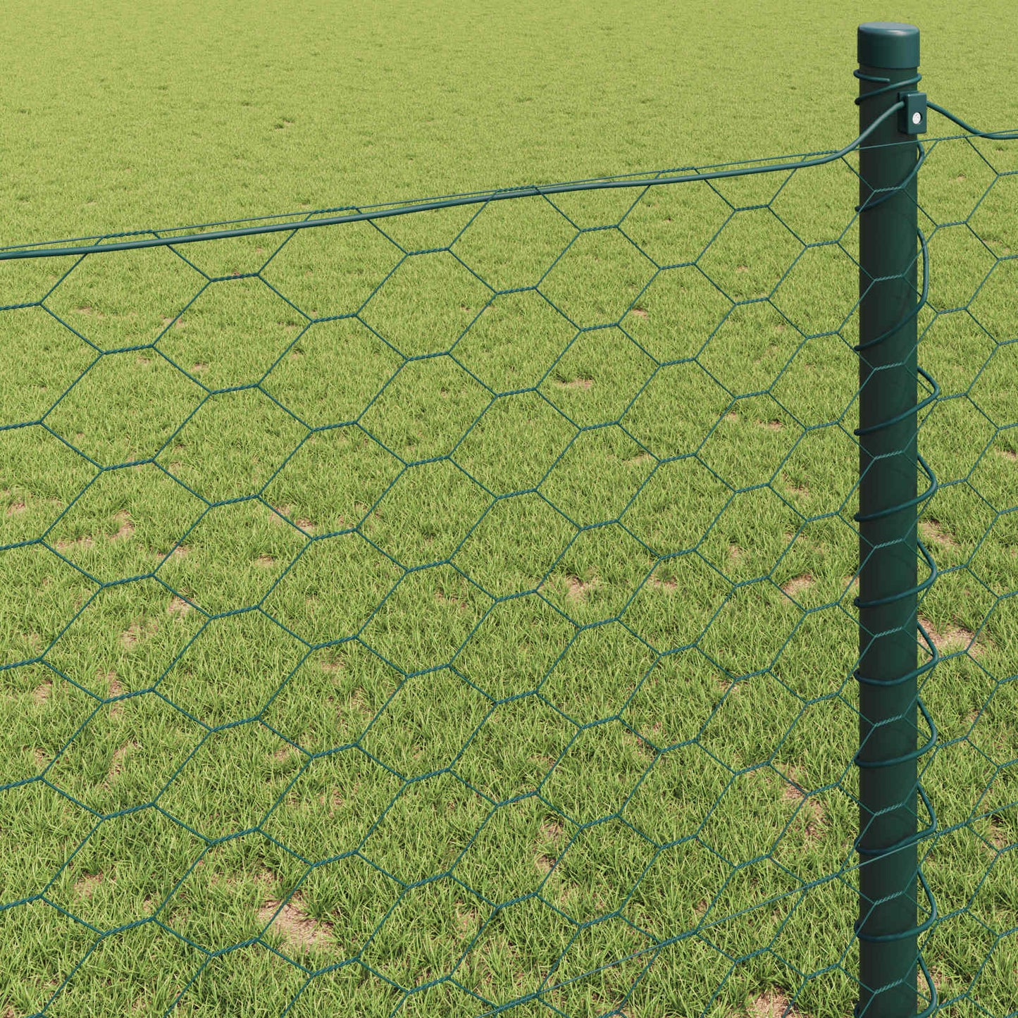 Hexagon Hek Groen 0,5 x 10 m PVC