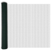 Hexagon Hek Groen 1 x 10 m PVC