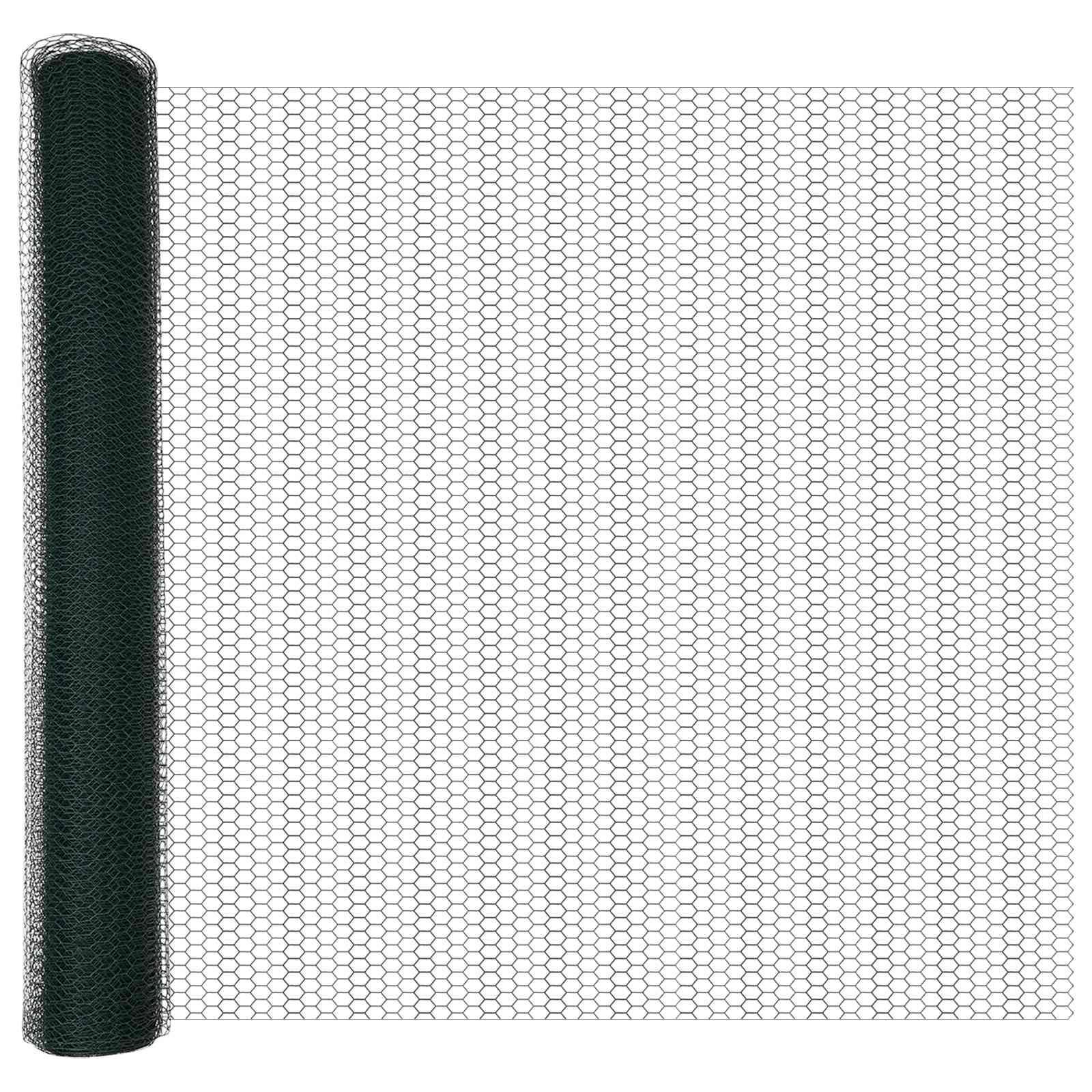 Hexagon Hek Groen 1,2 x 10 m PVC