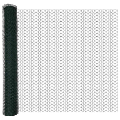 Hexagon Hek Groen 1,2 x 10 m PVC