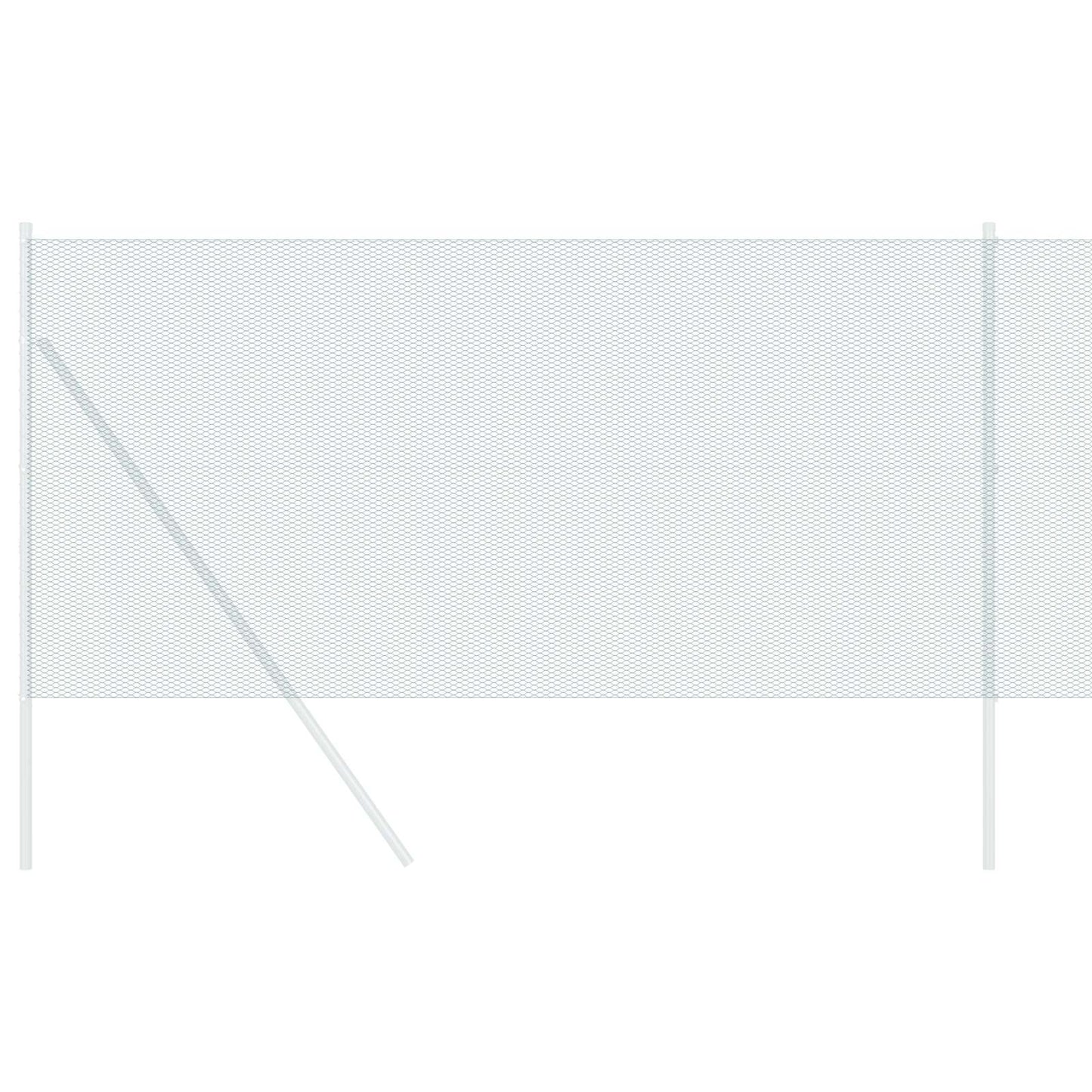 Hexagon Hek Groen 1,2 x 10 m PVC