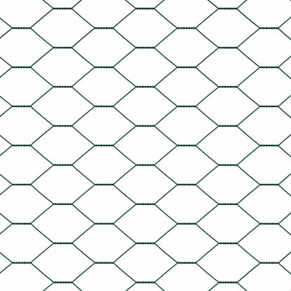 Hexagon Hek Groen 1,2 x 10 m PVC
