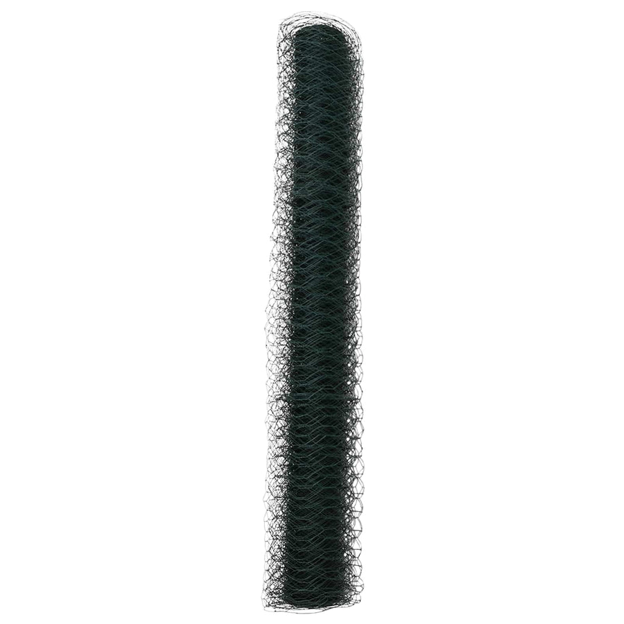 Hexagon Hek Groen 1,2 x 10 m PVC