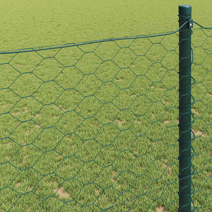 Hexagon Hek Groen 0,8 x 25 m PVC