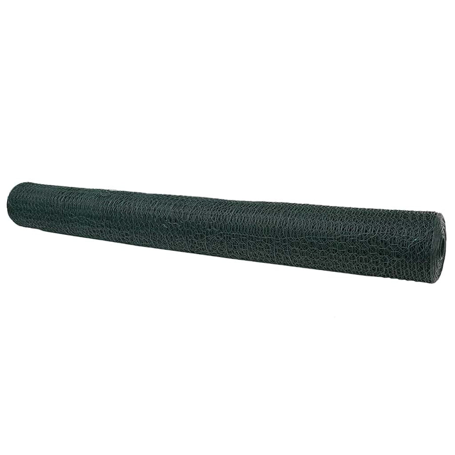 Hexagon Hek Groen 1,4 x 25 m PVC