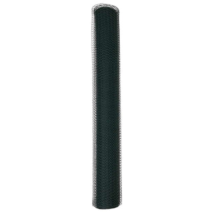 Hexagon Hek Groen 1,4 x 25 m PVC