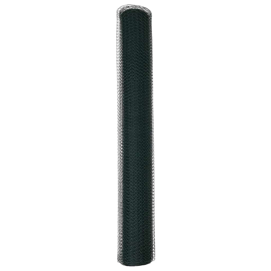 Hexagon Hek Groen 1,4 x 25 m PVC