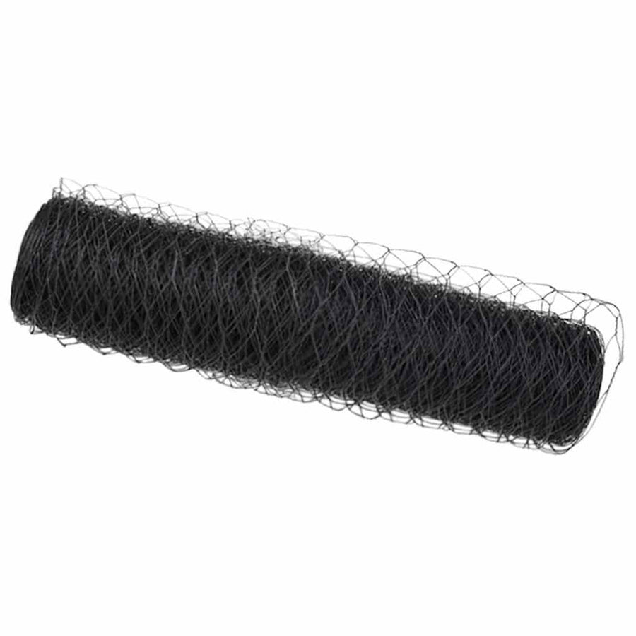 Hexagon Hek Grijs 0,8 x 10 m PVC