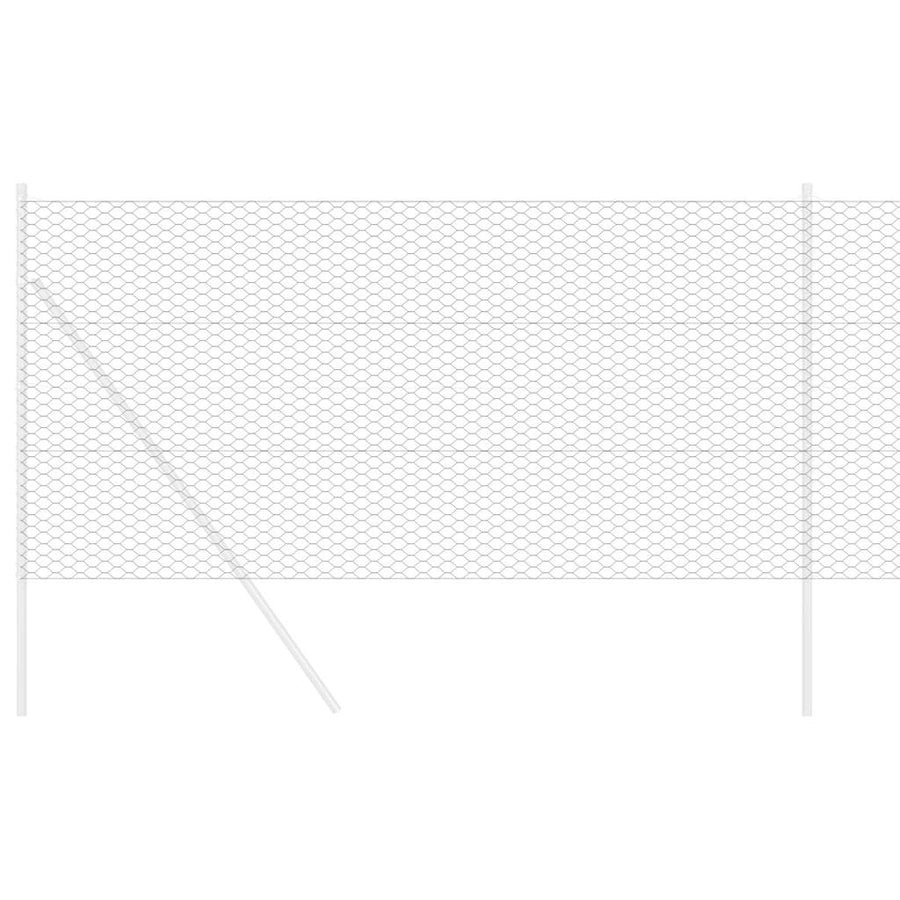 Hexagon Hek Grijs 1,4 x 10 m PVC