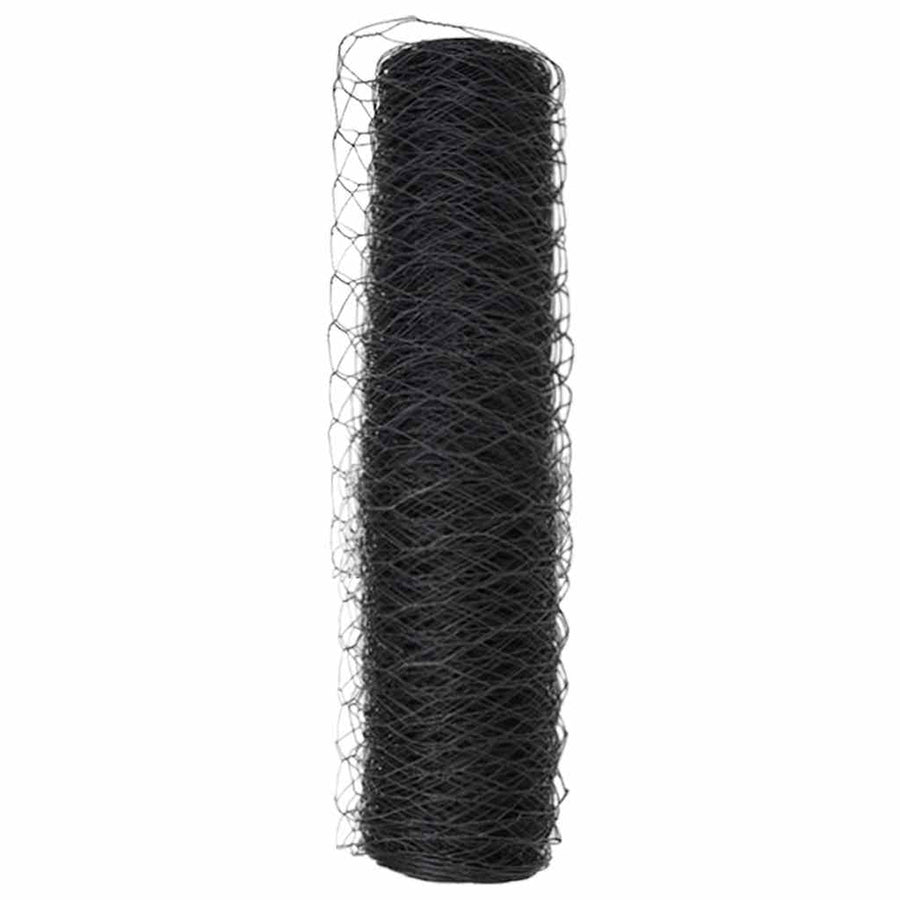 Hexagon Hek Grijs 0,8 x 25 m PVC