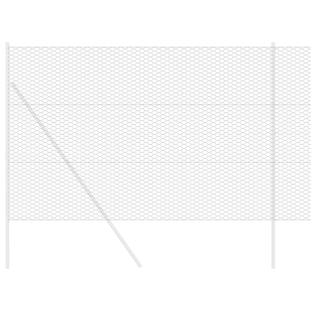 Hexagon Hek Grijs 1,6 x 25 m PVC