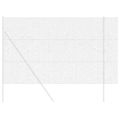 Hexagon Hek Grijs 1,6 x 25 m PVC
