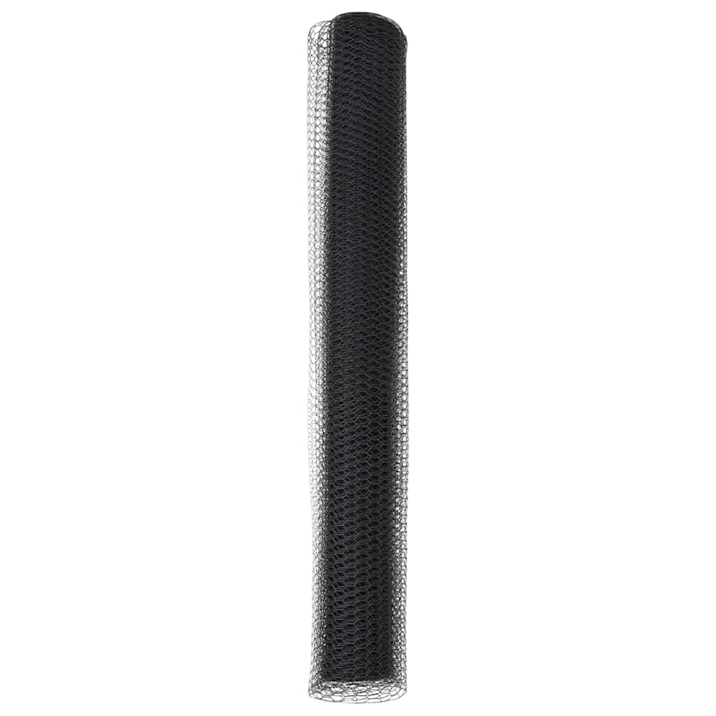 Hexagon Hek Grijs 1 x 50 m PVC