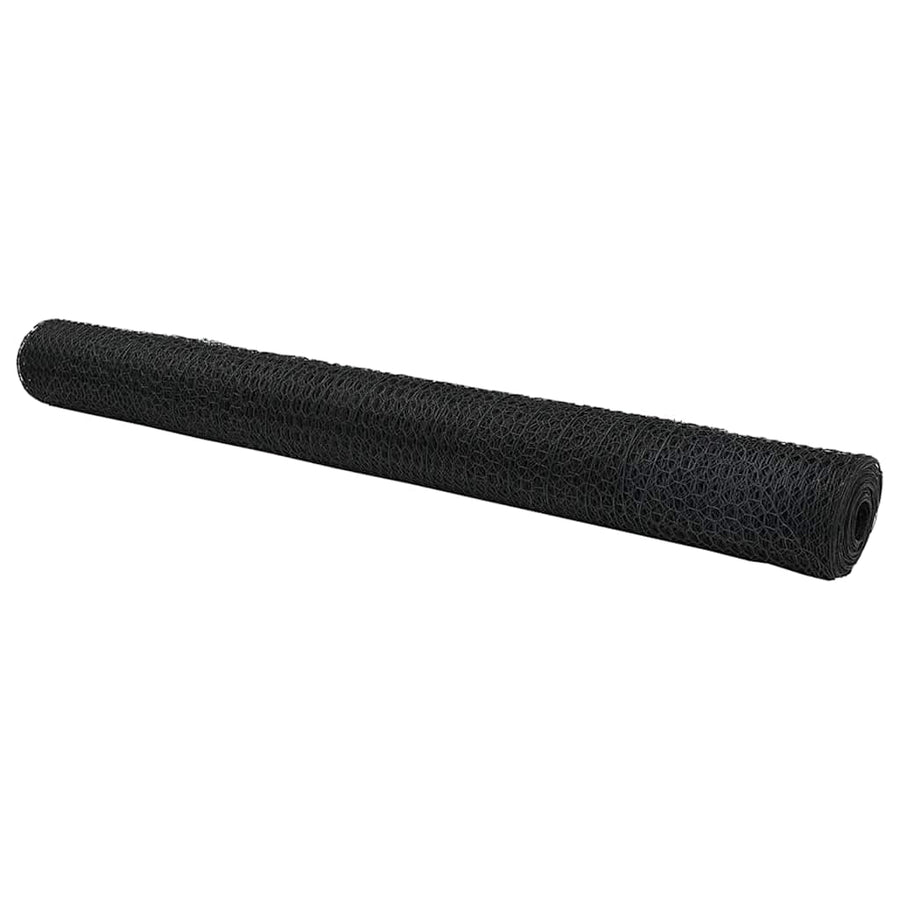 Hexagon Hek Grijs 1,2 x 50 m PVC