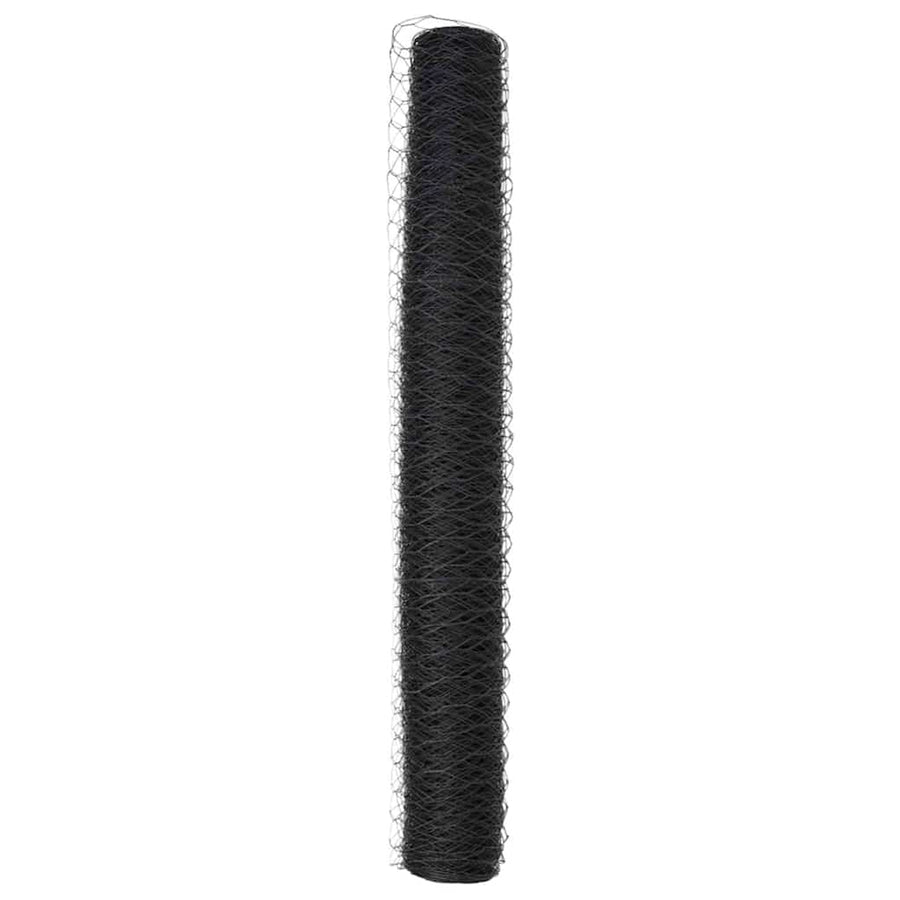 Hexagon Hek Grijs 1,4 x 50 m PVC