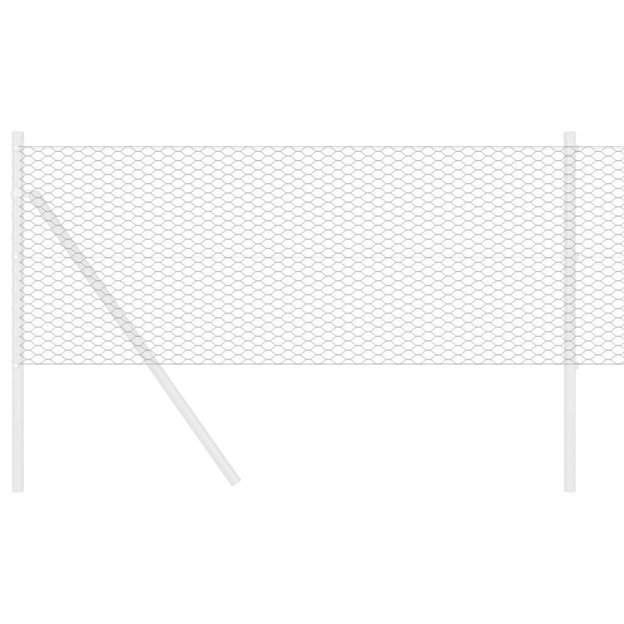 Hexagon Hek Grijs 0,6 x 100 m PVC
