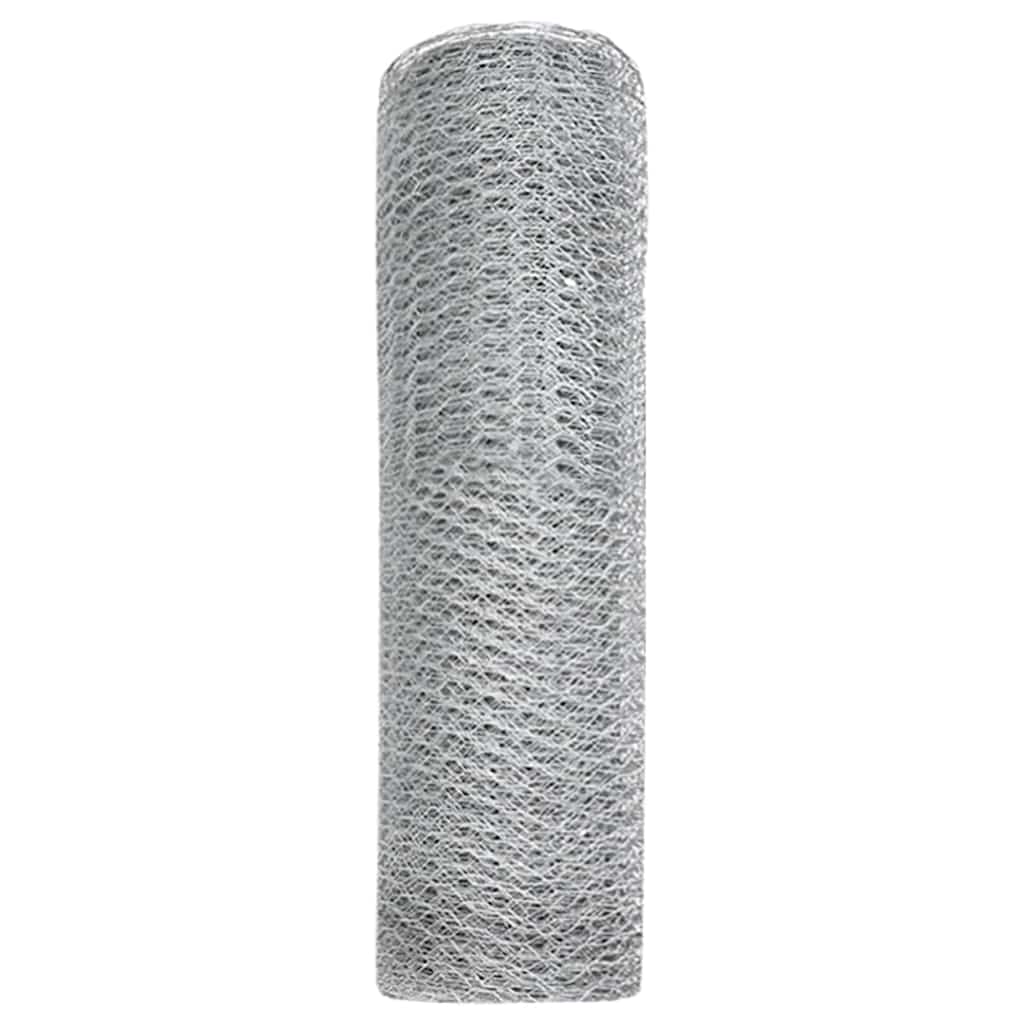 Hexagon Hek Zilver 0,4 x 10 m Gegalvaniseerd staal