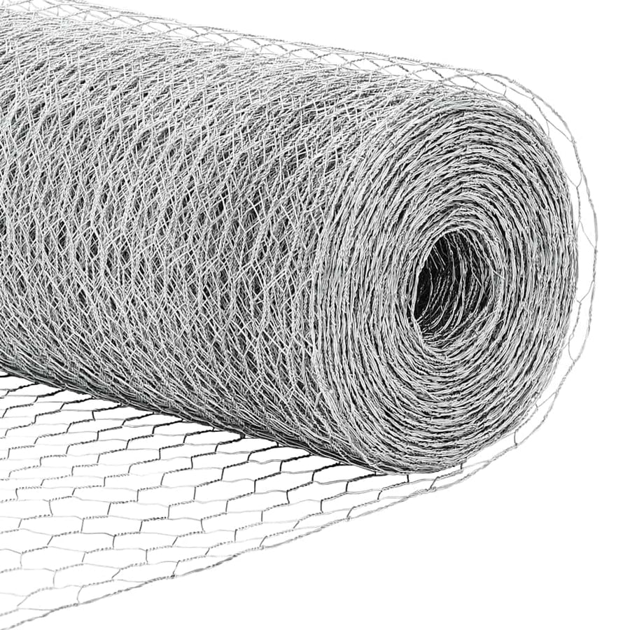 Hexagon Hek Zilver 1,6 x 10 m Gegalvaniseerd staal