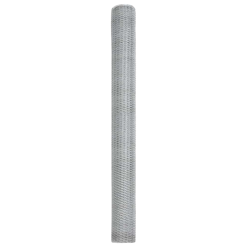 Hexagon Hek Zilver 1,6 x 25 m Gegalvaniseerd staal