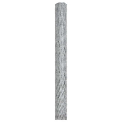 Hexagon Hek Zilver 1,6 x 25 m Gegalvaniseerd staal