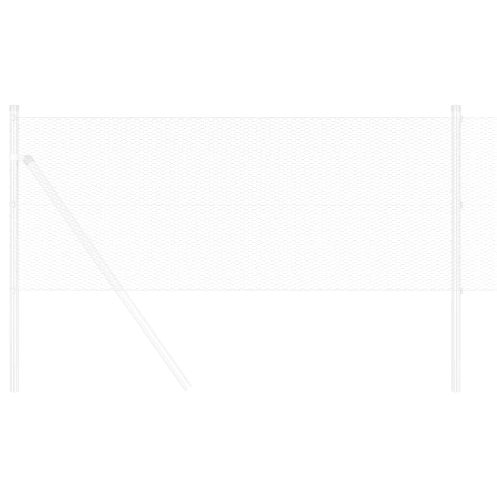 Hexagon Hek Zilver 5000 x 0.05 x 50 cm Gegalvaniseerd staal