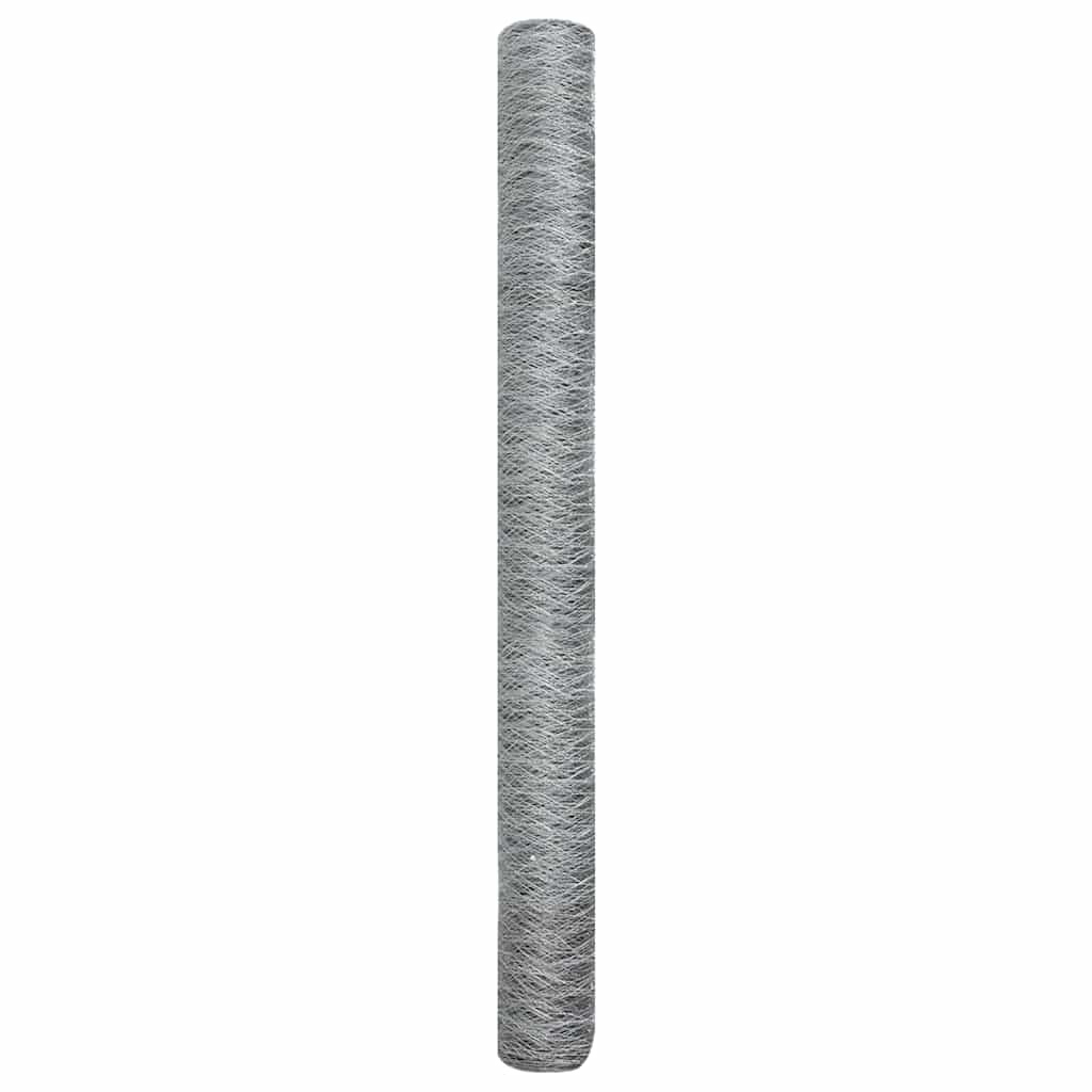 Hexagon Hek Zilver 1,5 x 50 m Gegalvaniseerd staal