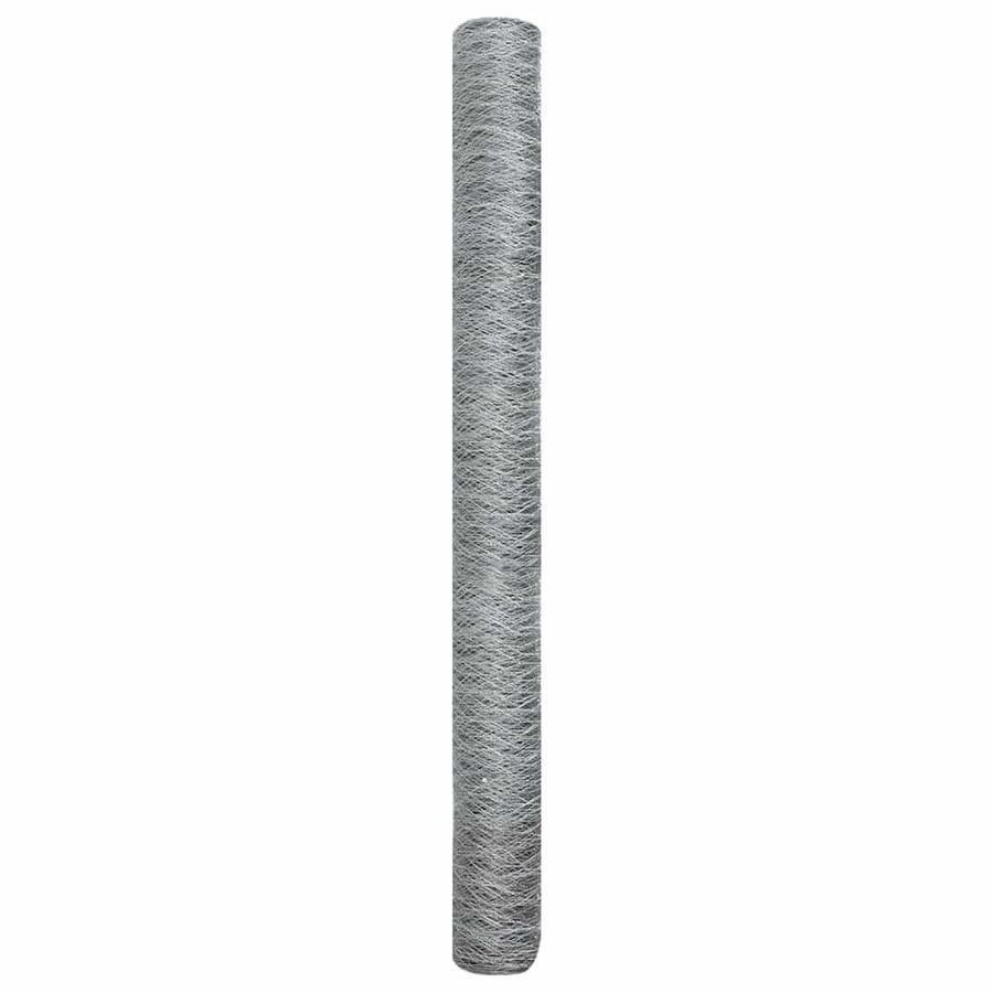 Hexagon Hek Zilver 1,5 x 50 m Gegalvaniseerd staal