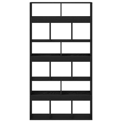 Kamerscherm 2 St 100X33X Bewerkt Hout Kleur 187,5 cm Zwart eiken