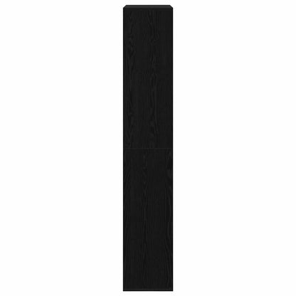 Kamerscherm 2 St 100X33X Bewerkt Hout Kleur 187,5 cm Zwart eiken