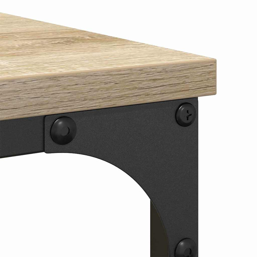 Badkamerkast set met plank 3 pcs Sonoma eiken 80 x 30 x 60 cm