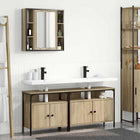 Badkamermeubelset 80x30x60 cm sonoma eiken