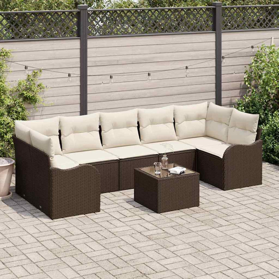 Tuin Sofa Set Bruin 55 x 55 x 37 cm poly rattan